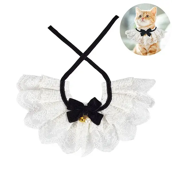 Bowknot Polyester Dog Bibs