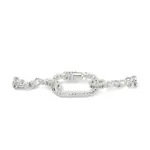 Brass Micro Pave Clear Cubic Zirconia Fold Over Clasps