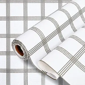 Tartan Pattern PVC Shelf Liners