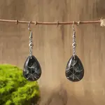 Resin & Alloy Dangle Earrings
