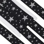 5 Yards Flat Polyester Jacquard Star Elastic Wide Band