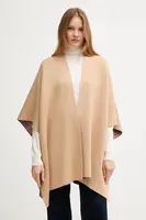 Oboustranné pončo s příměsí vlny United Colors of Benetton