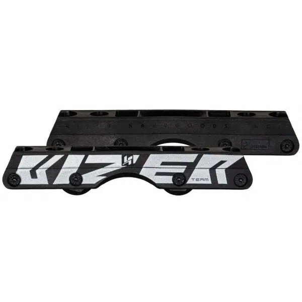 Powerslide KIZER TEAM FLUID IV BLACK/WHITE SL Bruslařský rám, černá, velikost