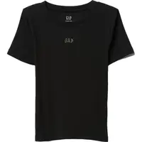 GAP MOD RIB ABBRV Dámské tričko, černá, velikost