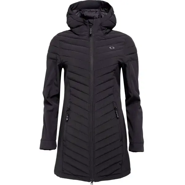 LOAP LUNETA Dámský softshellový kabát, černá, velikost