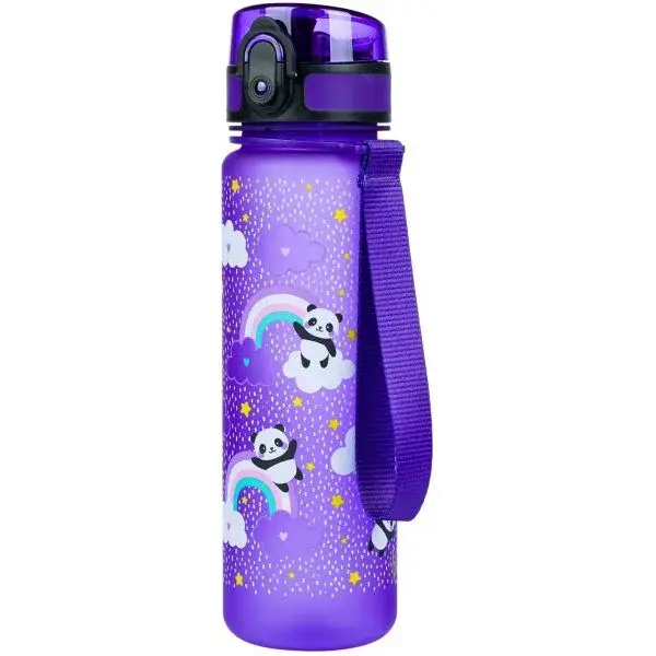 BAAGL JUNGLE PANDA 500 ML Tritanová láhev, fialová, velikost 500 ML