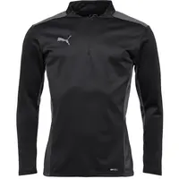 Puma TEAMCUP 1/4 ZIP TOP Pánská tréninková mikina, černá, velikost