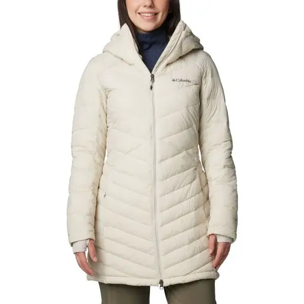 Columbia JOY PEAK II MID JACKET Dámská zimní bunda, béžová, velikost