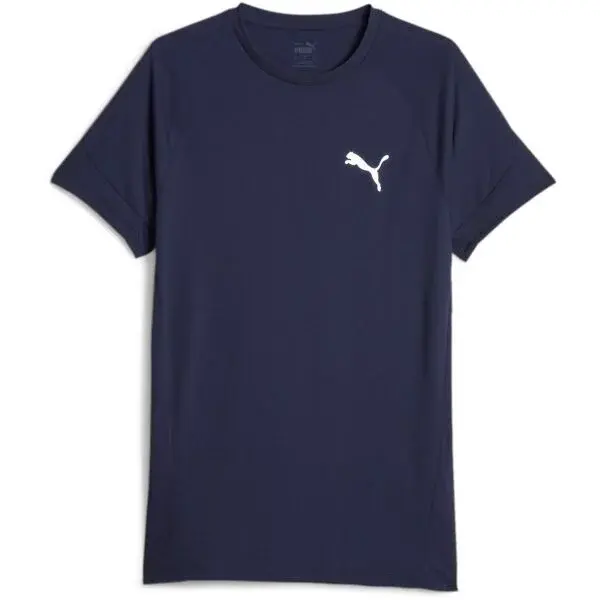 Puma EVOSTRIPE TEE Pánské tričko, modrá, velikost