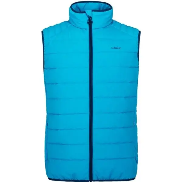LOAP IROSS Pánská vesta, modrá, velikost