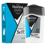 REXONA Men Maximum Protection Clean Scent tuhý krémový antiperspirant pro muže 45 ml