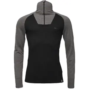 Bula RETRO Pánské merino triko, černá, velikost