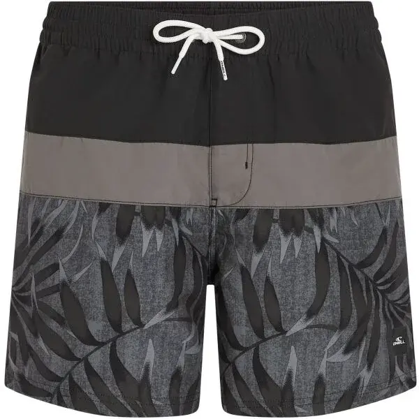 O'Neill CALI BLOCK 15'' Pánské plavecké šortky, tmavě šedá, velikost