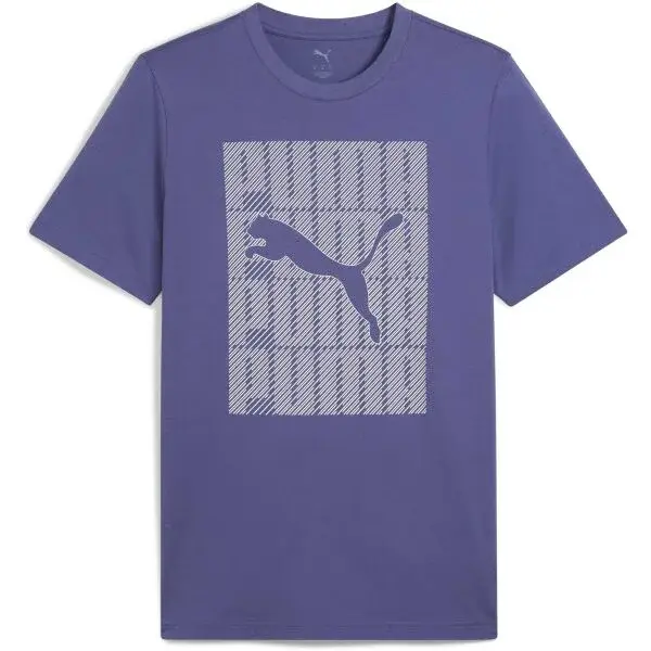 Puma GRAPHIC WORDING TEE Pánské triko, modrá, velikost
