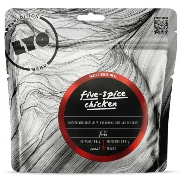 LYO KUŘE PĚTI CHUTÍ S RÝŽÍ 370g Expediční strava, dummy, velikost