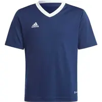 adidas ENTRADA 22 JERSEY Juniorský fotbalový dres, tmavě modrá, velikost