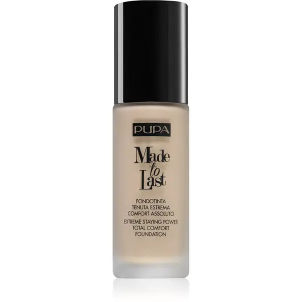 PUPA Milano Made to Last dlouhotrvající tekutý make-up odstín 040 Medium Beige 30 ml