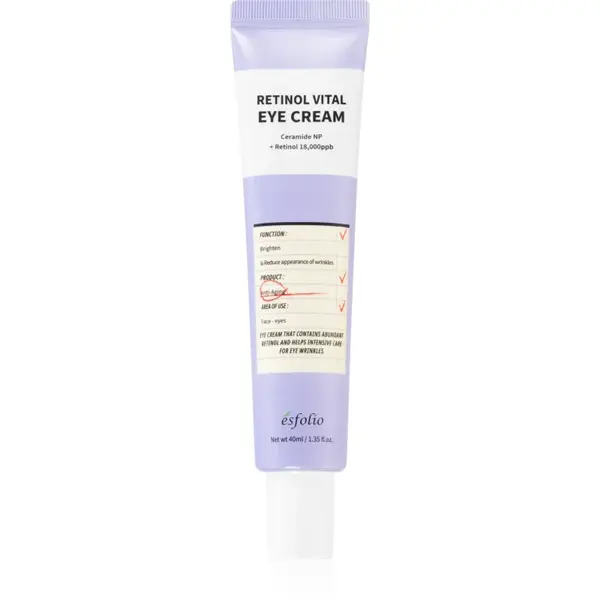 esfolio Retinol Vital protivráskový oční krém s retinolem 40 ml