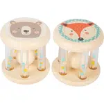 Small foot by Legler Rattle Animals Pastel chrastítko s kuličkami 2 ks