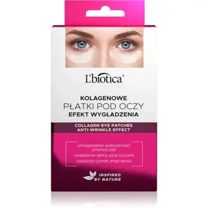 L’biotica Masks kolagenová maska na oční okolí s protivráskovým účinkem 6 ks