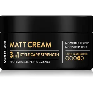 Syoss Matt Fiber matující stylingová pasta pro fixaci a tvar 100 ml