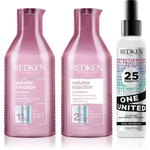 Redken Volume Injection výhodné balení pro objem vlasů