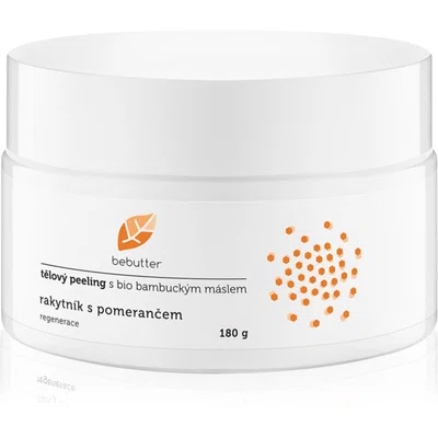 Bebutter tělový peeling rakytník s pomerančem tělový peeling 180 g