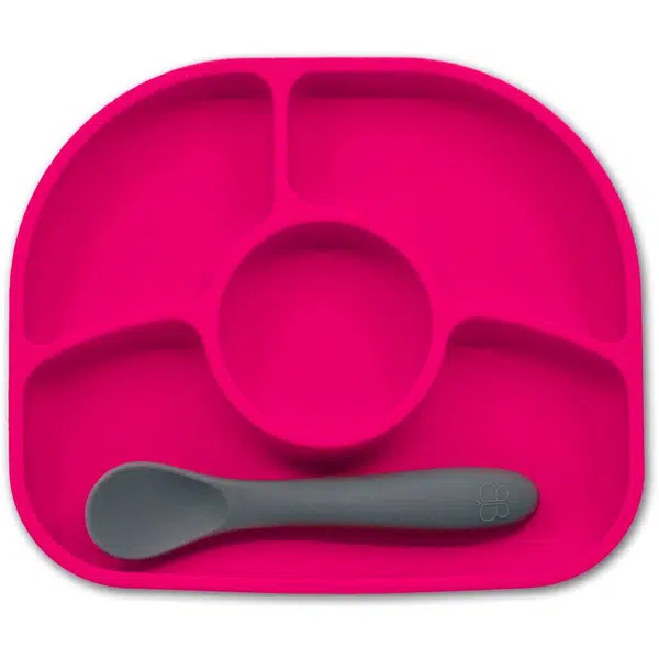 BBLÜV Yümi dělený talíř Pink 1 ks
