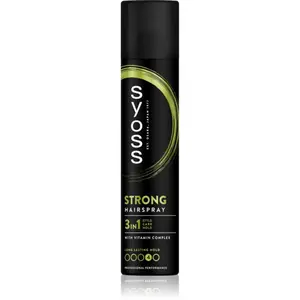 Syoss Strong Hold Hairspray silně tužicí lak na vlasy 3 v 1 300 ml