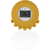 Zopa Silicone Digital Thermometer 2in1 digitální teploměr do vany Mustard Yellow 1 ks