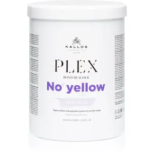 Kallos Plex No Yellow maska na vlasy neutralizující žluté tóny 1000 ml