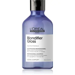 L’Oréal Professionnel Serie Expert Blondifier zkrášlující a regenerační šampon pro zesvětlené, melírované studené blond vlasy 300 ml