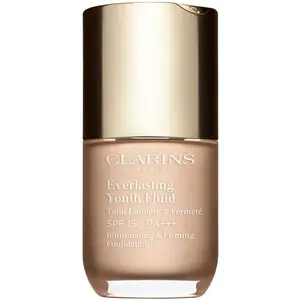 Clarins Everlasting Youth Fluid Foundation rozjasňující make-up SPF 15 odstín 100 Lily 30 ml
