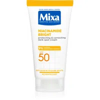 Mixa Niacinamide Bright korekční krém proti tmavým skvrnám SPF 50 50 ml