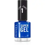 Rimmel Super Gel gelový lak na nehty bez užití UV/LED lampy odstín 100 Cobalt Heaven 12 ml