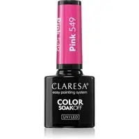 Claresa SoakOff UV/LED Color Balloon Journey gelový lak na nehty odstín Pink 549 5 g