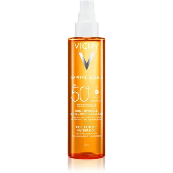 Vichy Capital Soleil Idéal Soleil olej na opalování SPF 50+ 200 ml