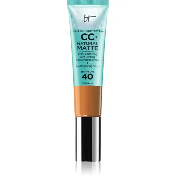 IT Cosmetics Your Skin But Better CC+ Natural Matte CC krém pro matný vzhled SPF 40 Rich 32 ml