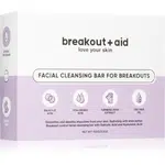 breakout + aid Facial Cleansing Bar mýdlo na problematickou pleť s kyselinou salicylovou