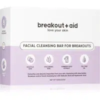 breakout + aid Facial Cleansing Bar mýdlo na problematickou pleť s kyselinou salicylovou