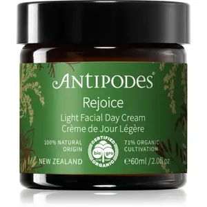 Antipodes Rejoice Light Facial Day Cream lehký hydratační denní krém 60 ml
