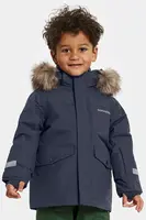 Dětská bunda Didriksons BJÄRVEN KIDS PARKA 4 tmavomodrá barva, 505991