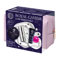 NATURA SIBERICA Royal Caviar, Luxusný set v kozmetickej taštičke 3 ks