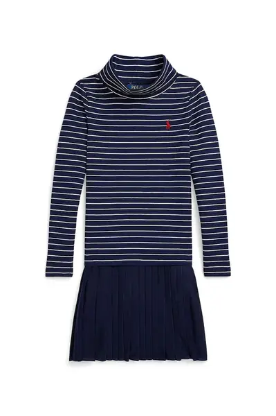 Dětské šaty s bavlnou Polo Ralph Lauren