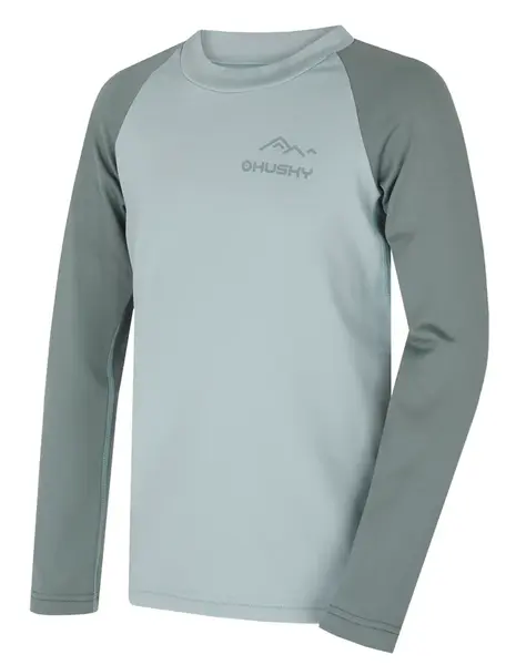 Husky  Active winter Tombo faded green, 152 Detské termoprádlo