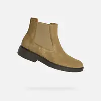 Beige women's ankle boots Geox Spherica EC1 - Women's