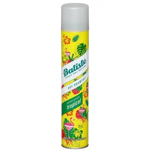 Batiste Suchý šampón na vlasy s vôňou tropického ovocia (Dry Shampoo Tropical With A Coconut & Exotic Fragrance) 350 ml
