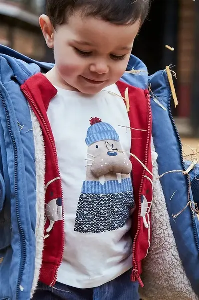 Dětské bavlněné tričko s dlouhým rukávem Mayoral