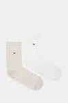 Ponožky Tommy Hilfiger 2-pack béžová barva, 701236460