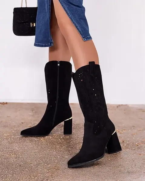 Resti Evolle openwork stiletto boots